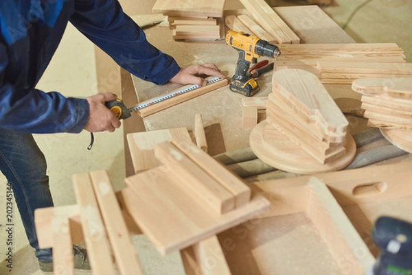 Obraz wood carpenter workman