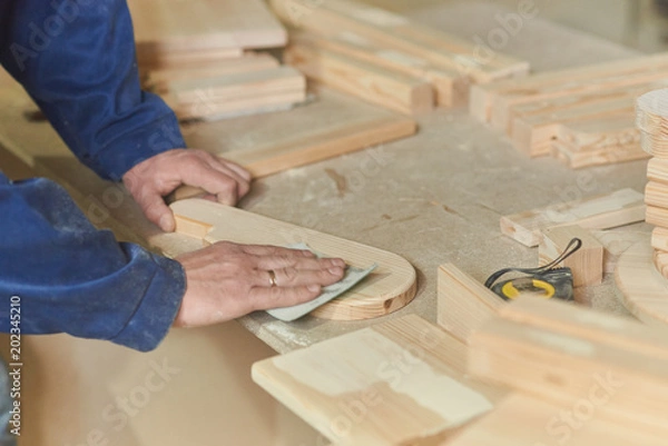 Obraz wood carpenter workman