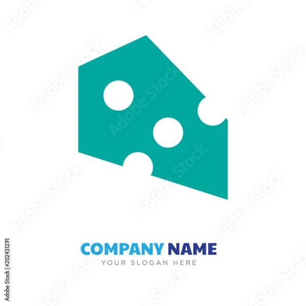 Obraz cheese company logo design