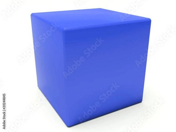 Obraz Blue building brick