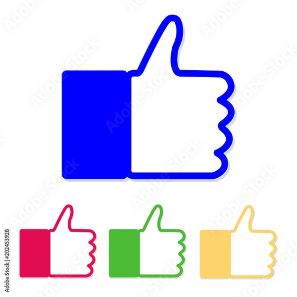 Fototapeta Hand with thumb up3