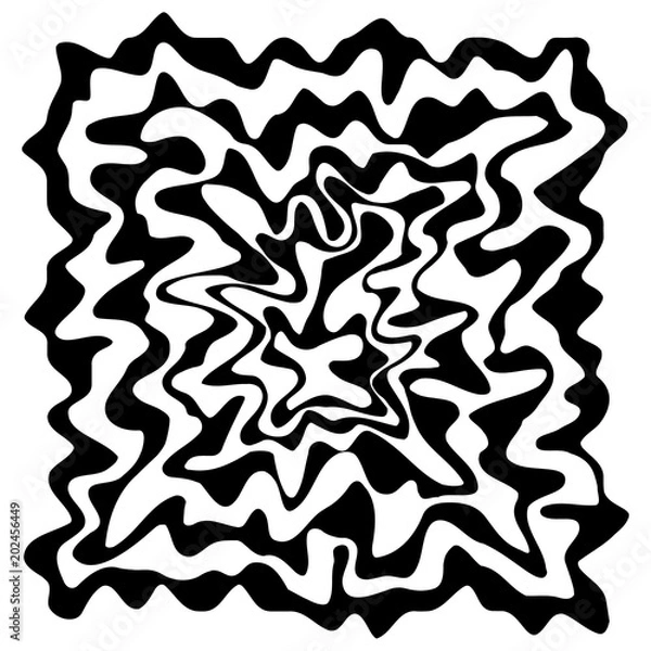 Fototapeta abstract background in black and white,flowing paint, zebra