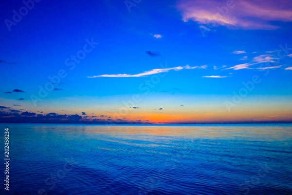 Fototapeta Sunset at the sea