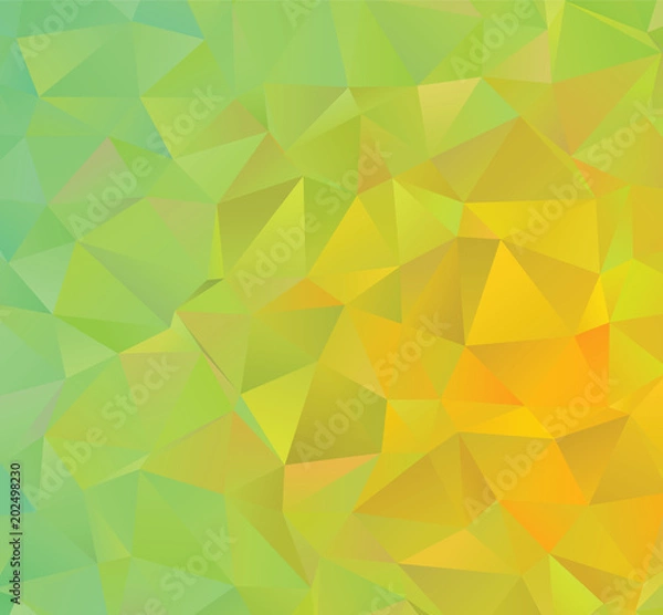 Obraz Creative abstract  polygon illustration. Colorful background . Vector polygon pattern. Abstract illustration with an elegant design. The best  design for your business