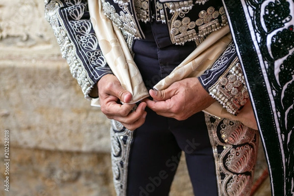 Fototapeta Bullfighter's hands