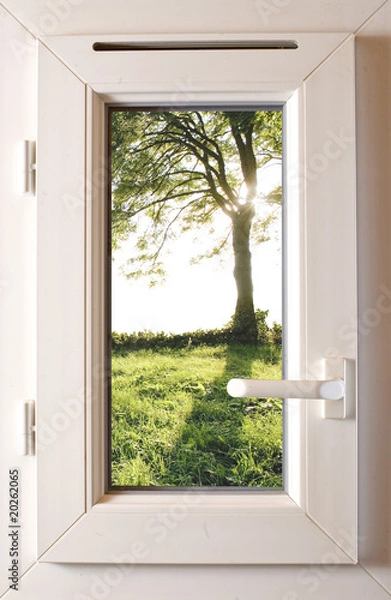 Obraz fenetre pvc double vitrage fermée