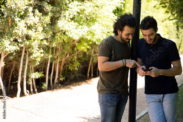 Fototapeta checking together
