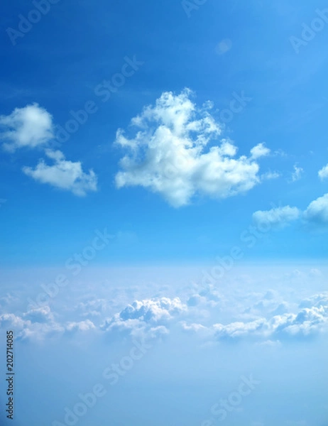 Fototapeta clouds and blue sky