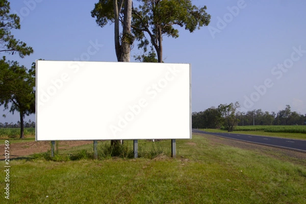 Obraz blank billboard