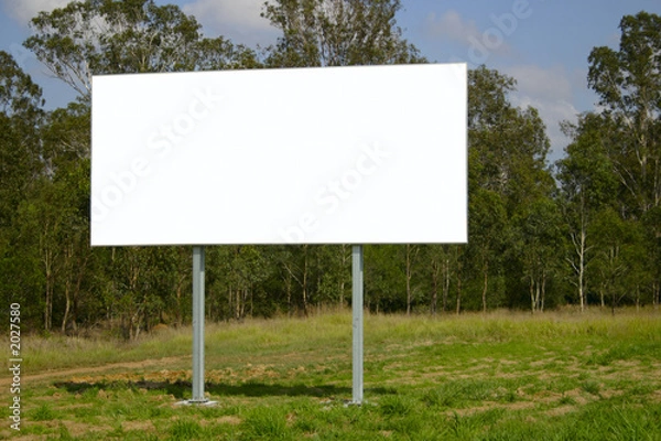Obraz blank billboard