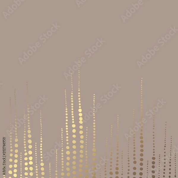 Fototapeta Golden abstract. Elegant decorative background. Vector pattern for the design