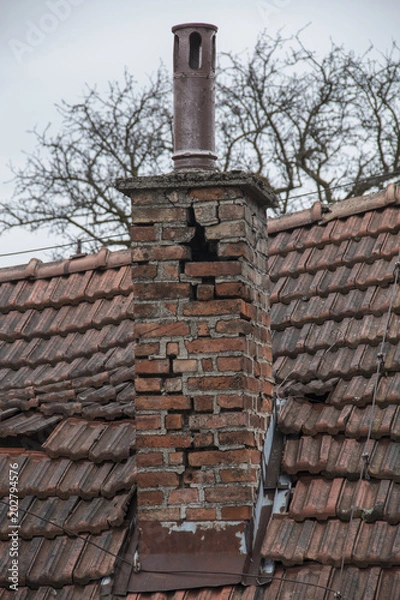 Fototapeta Kaputtes Dach