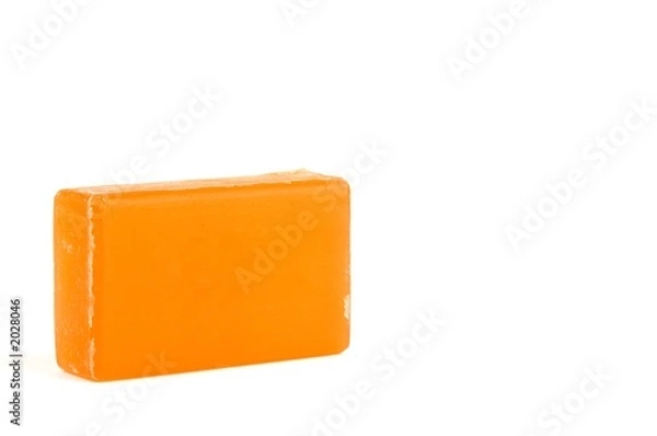 Fototapeta bar of soap isolated on white background