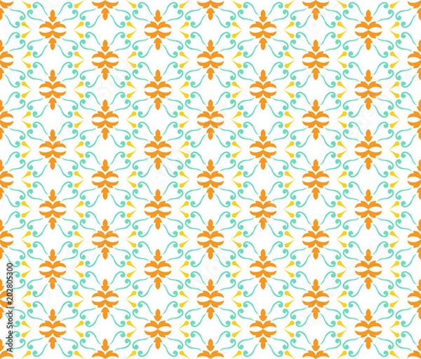 Fototapeta simple ornament seamless pattern background