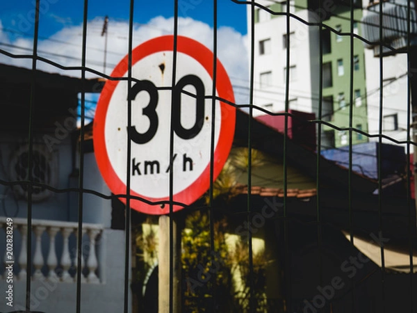 Obraz placa de 30 km / h