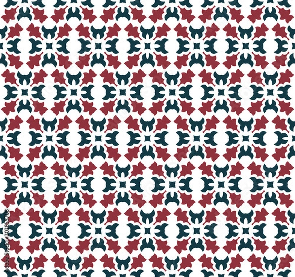 Obraz Abstract seamless ornament pattern. Vector illustration.
