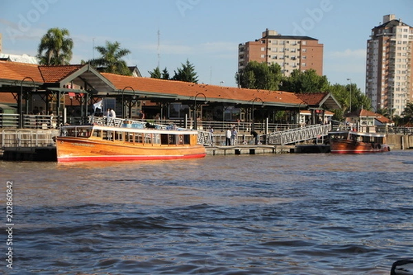 Obraz Botes en ciudad