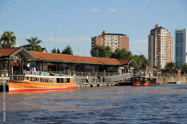 Obraz El río y la ciudad