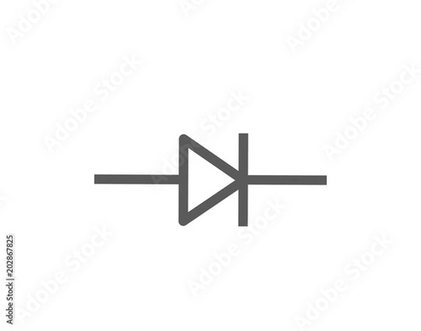 Obraz Diode icon