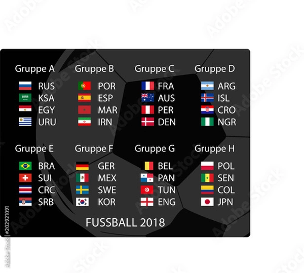 Obraz 2018 Spielplan