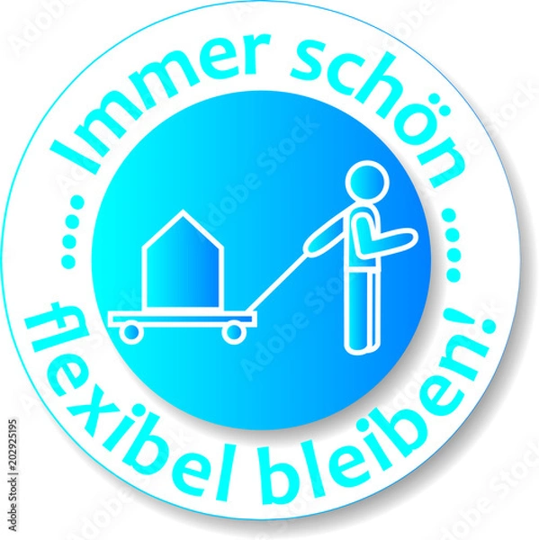 Fototapeta Button Haus Flexibilität