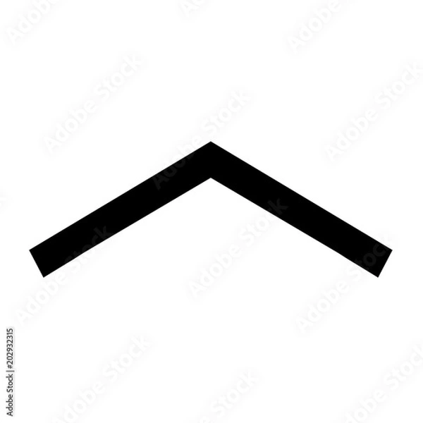 Fototapeta Roof of the house, roof vector icon