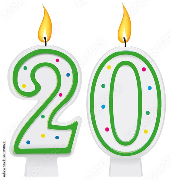 Fototapeta 20 ans
