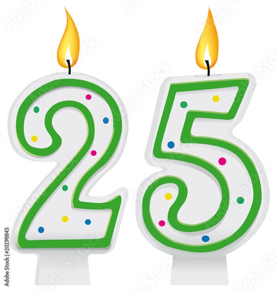Fototapeta 25 ans