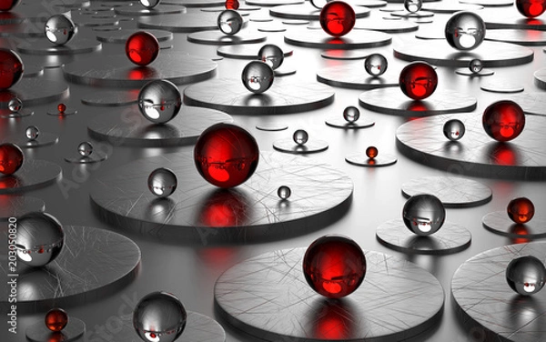 Obraz Abstrakcyjne kulki