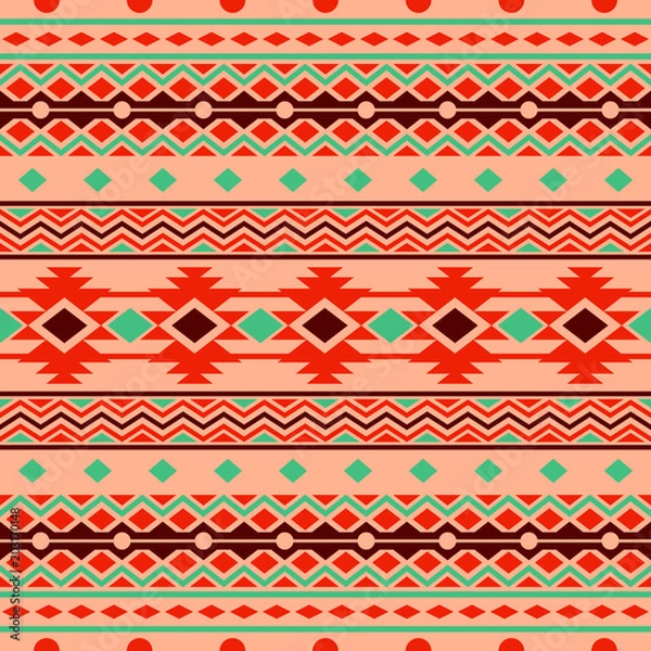 Fototapeta Aztec Pattern Design