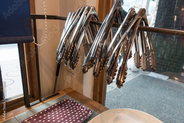 Obraz パン屋のトング