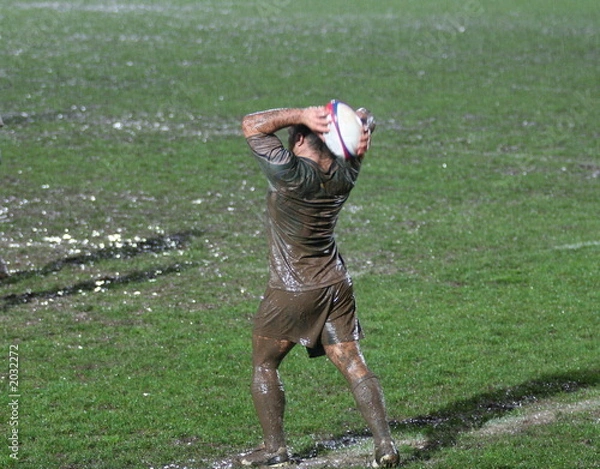 Obraz line out throw