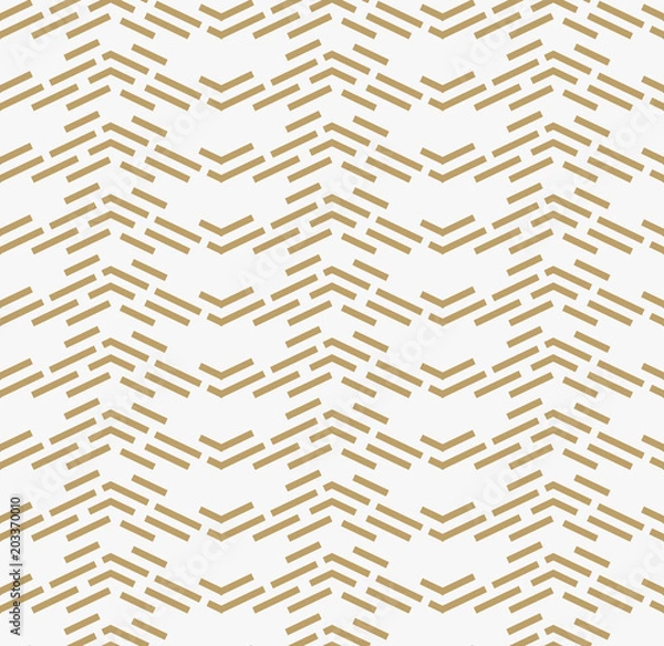 Obraz Abstract geometric pattern with lines. A seamless vector backgro