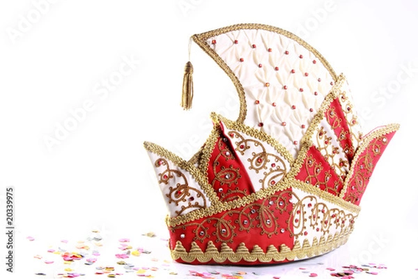 Obraz Kapelusz i konfetti niemiecki