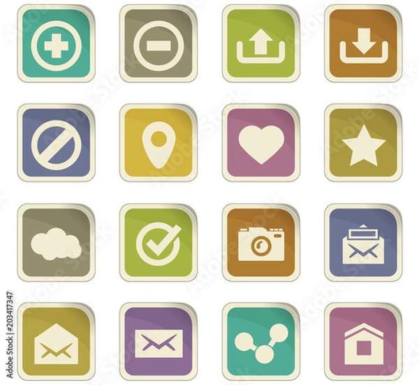 Fototapeta User Interface icons set