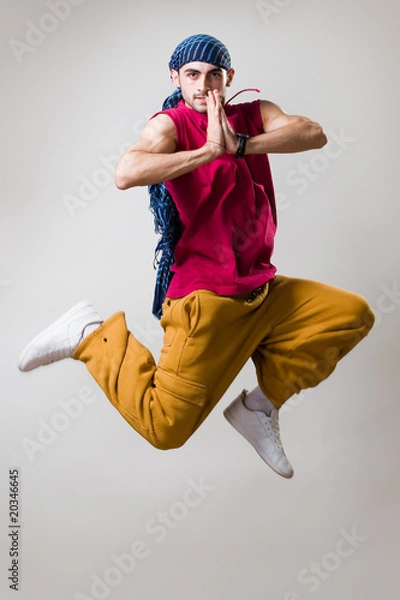 Obraz Expressive dancer in motion