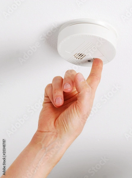 Obraz Rauchmelder prüfen