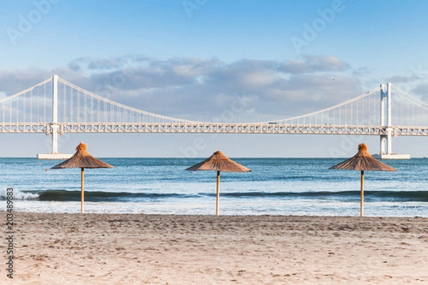 Obraz Busan, Gwangandaegyo czy Diamond Bridge