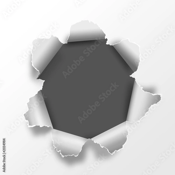 Obraz paper hole