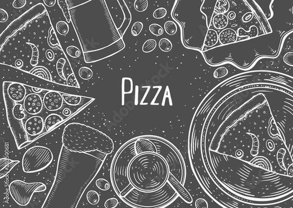 Obraz Pub food frame