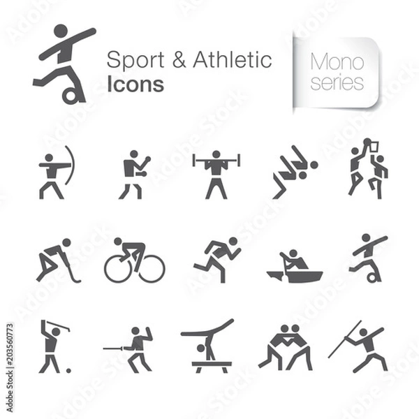 Fototapeta Sport pictogram