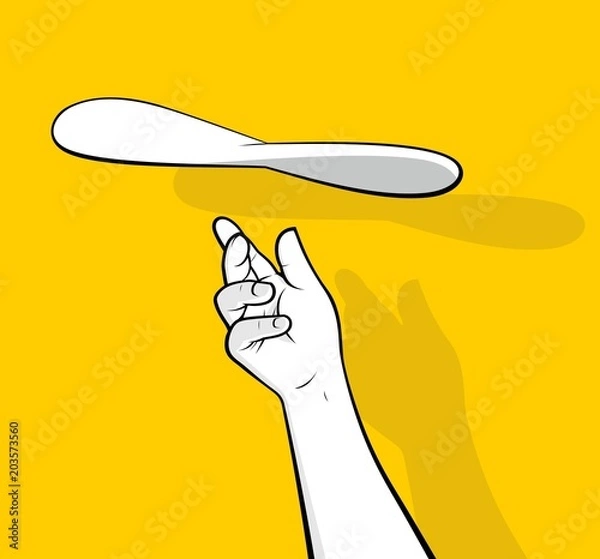 Obraz Pizzaiolo preparing pizza