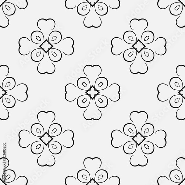 Fototapeta Retro seamless pattern