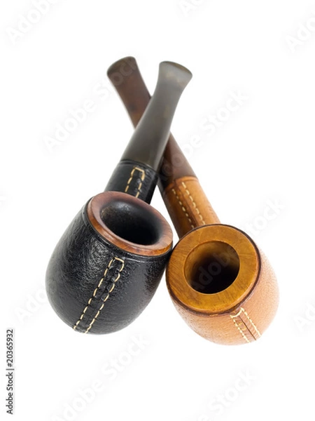 Obraz two leather pipes