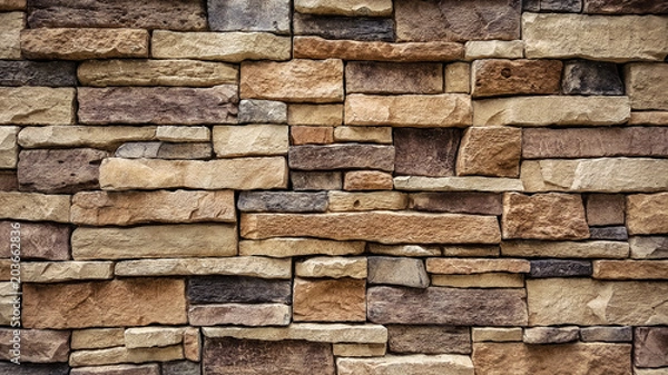 Fototapeta natural stone brick wall texture background