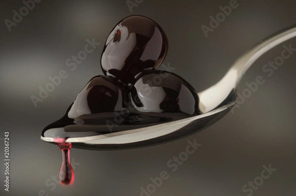 Obraz Wiśnie w syropie