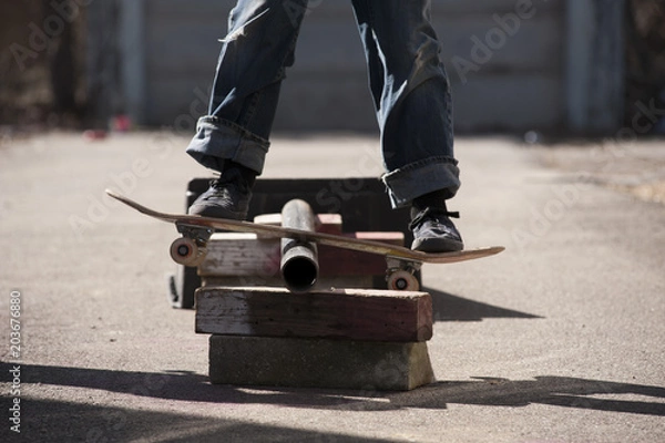 Obraz Sliding the Rail