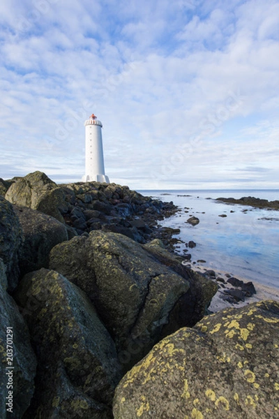 Obraz Leuchtturm von Akranes, Island