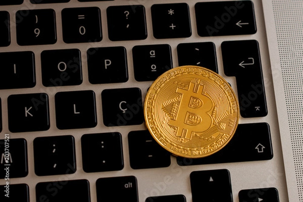 Obraz Bitcoin cryptocurrency