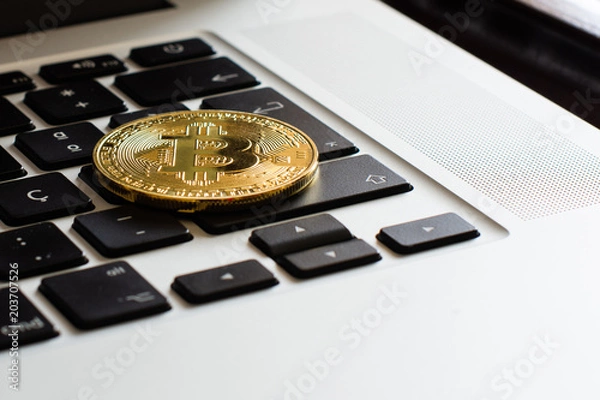 Obraz Bitcoin cryptocurrency